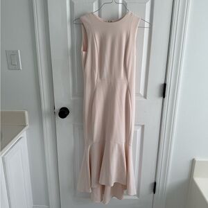 Calvin Klein High Low Light Pink Dress